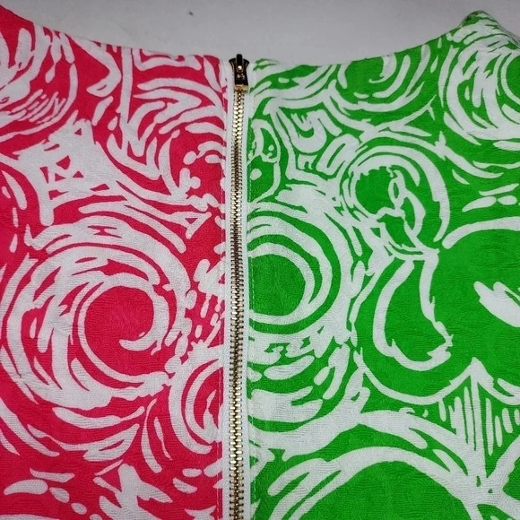 Lilly Pulitzer Jubilee Daiquiri Pink/Green Flam Alama Ding Dong Shift Dress 6 - Picture 5 of 12